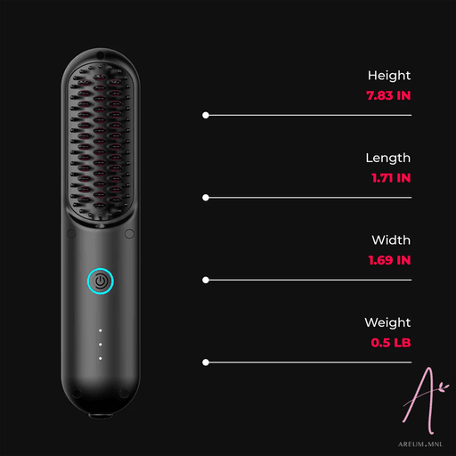 TYMO Porta Cordless Hair Straightener Brush
